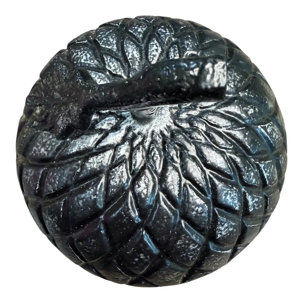 Rustic Wood and Cast Metal Acorn Decorative Figurine Fall Decor